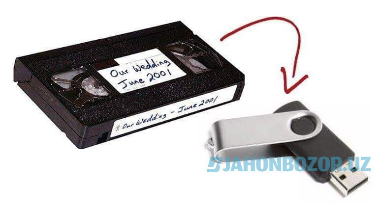 VHS Video kasseta kuchirish xizmati 