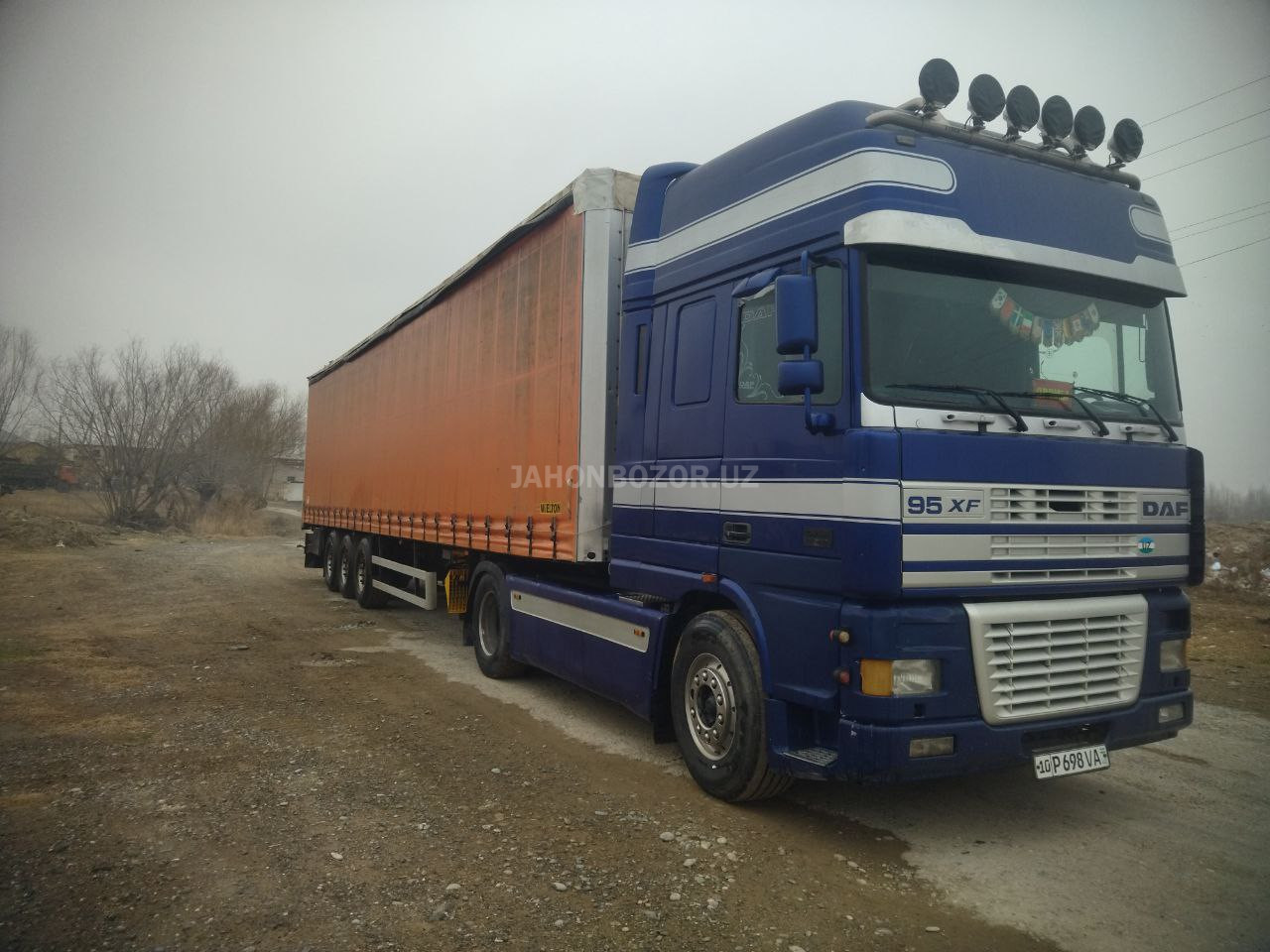 DAF 95XF va Wielton pritset