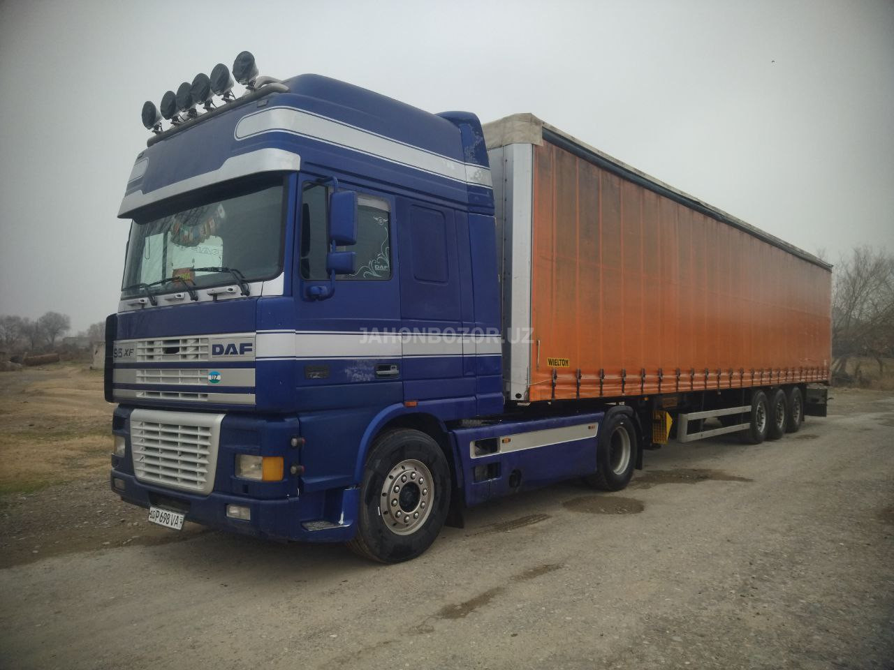 DAF 95XF va Wielton pritset