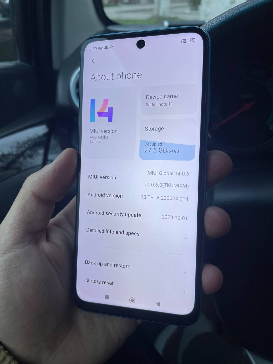 Xiaomi Redmi note 11